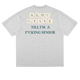 Seductive Scrabble T-Shirt Grey – Heavyweight Cotton Graphic Tee