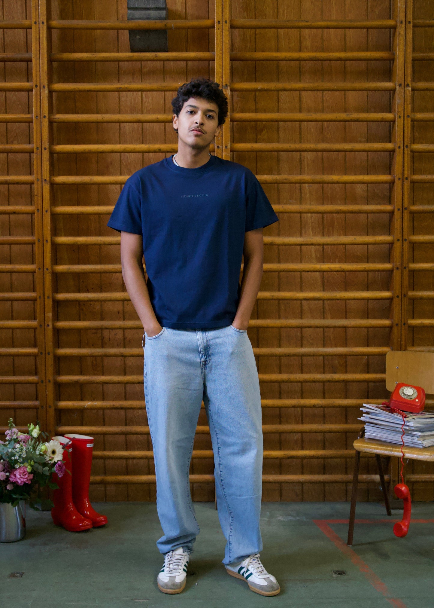 Seductive Scrabble T-Shirt Navy – 240 GSM Cotton Unisex Boxy Fit