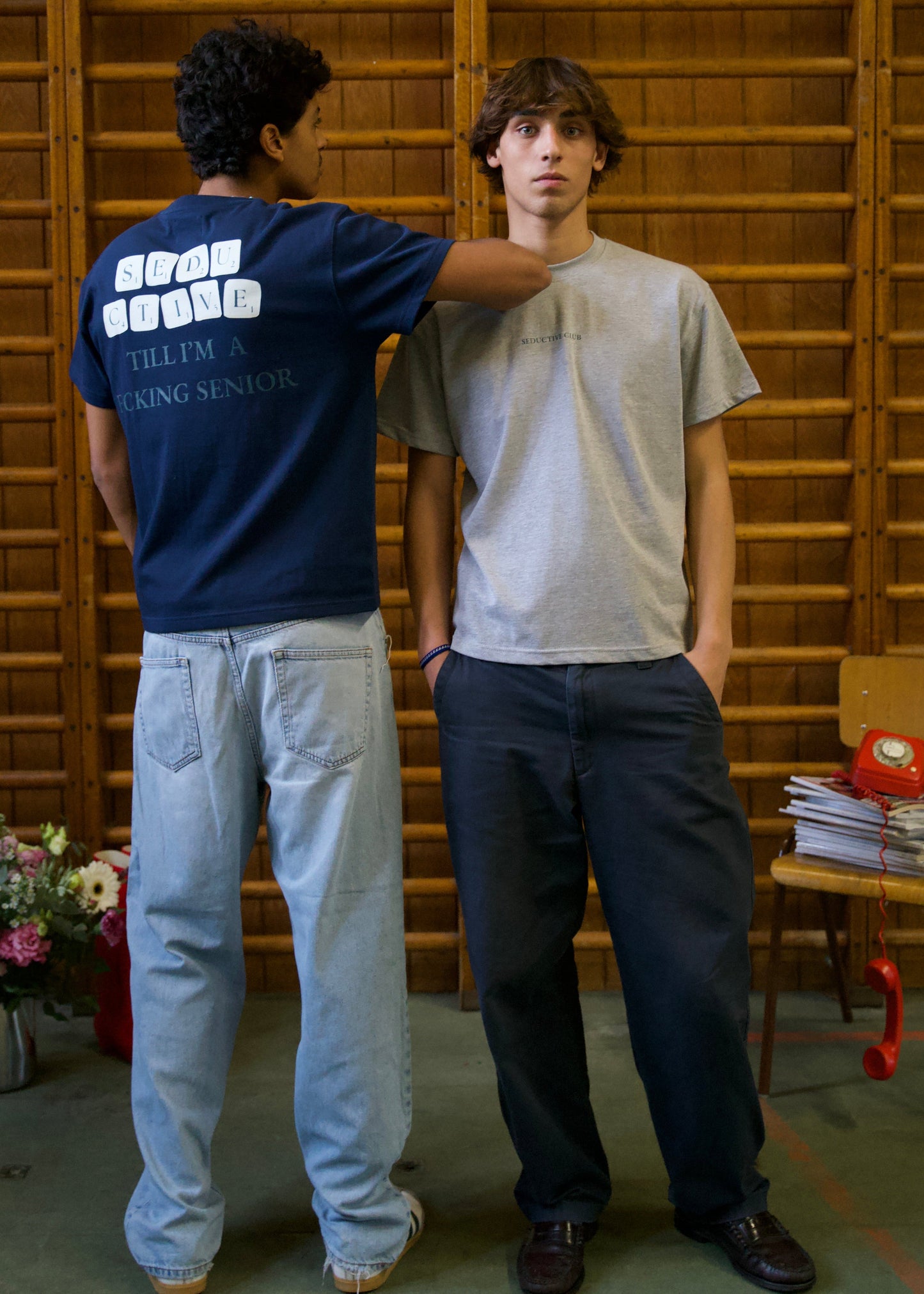 Seductive Scrabble T-Shirt Grey – Heavyweight Cotton Graphic Tee